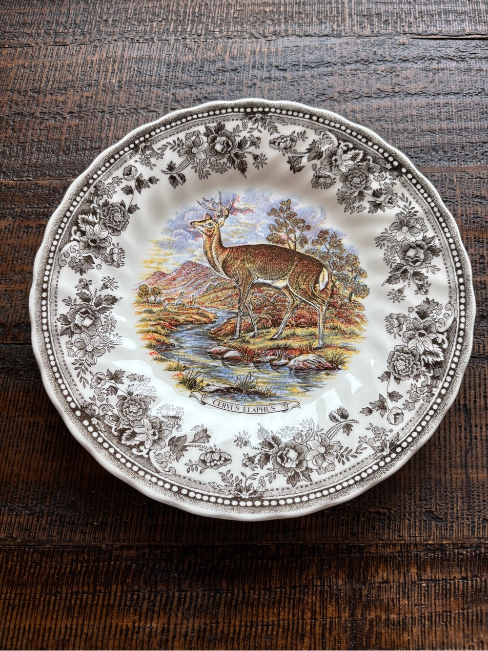 Vintage Churchill Red Deer set of 10 salad Plates